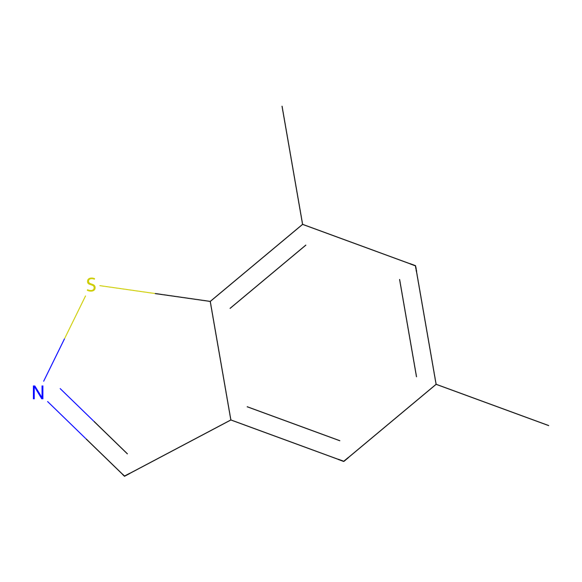 5,7-Dimethylbenzo[d]isothiazole molecular structure, CAS 1427327-29-4