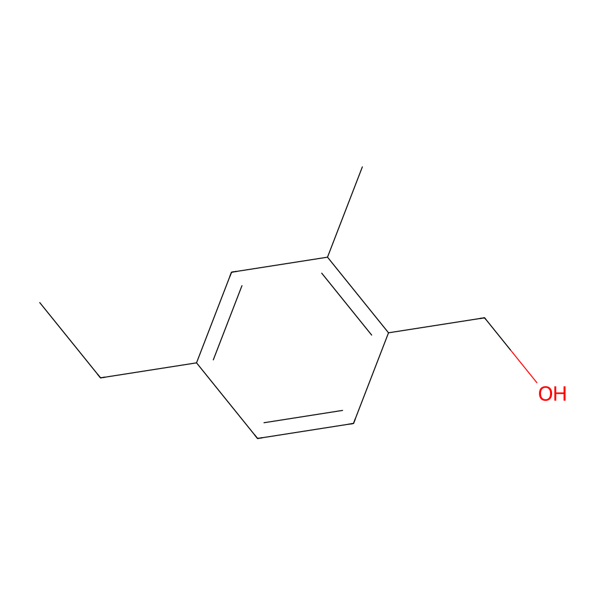 (4-Ethyl-2-methylphenyl)methanol molecular structure, CAS 1427328-51-5