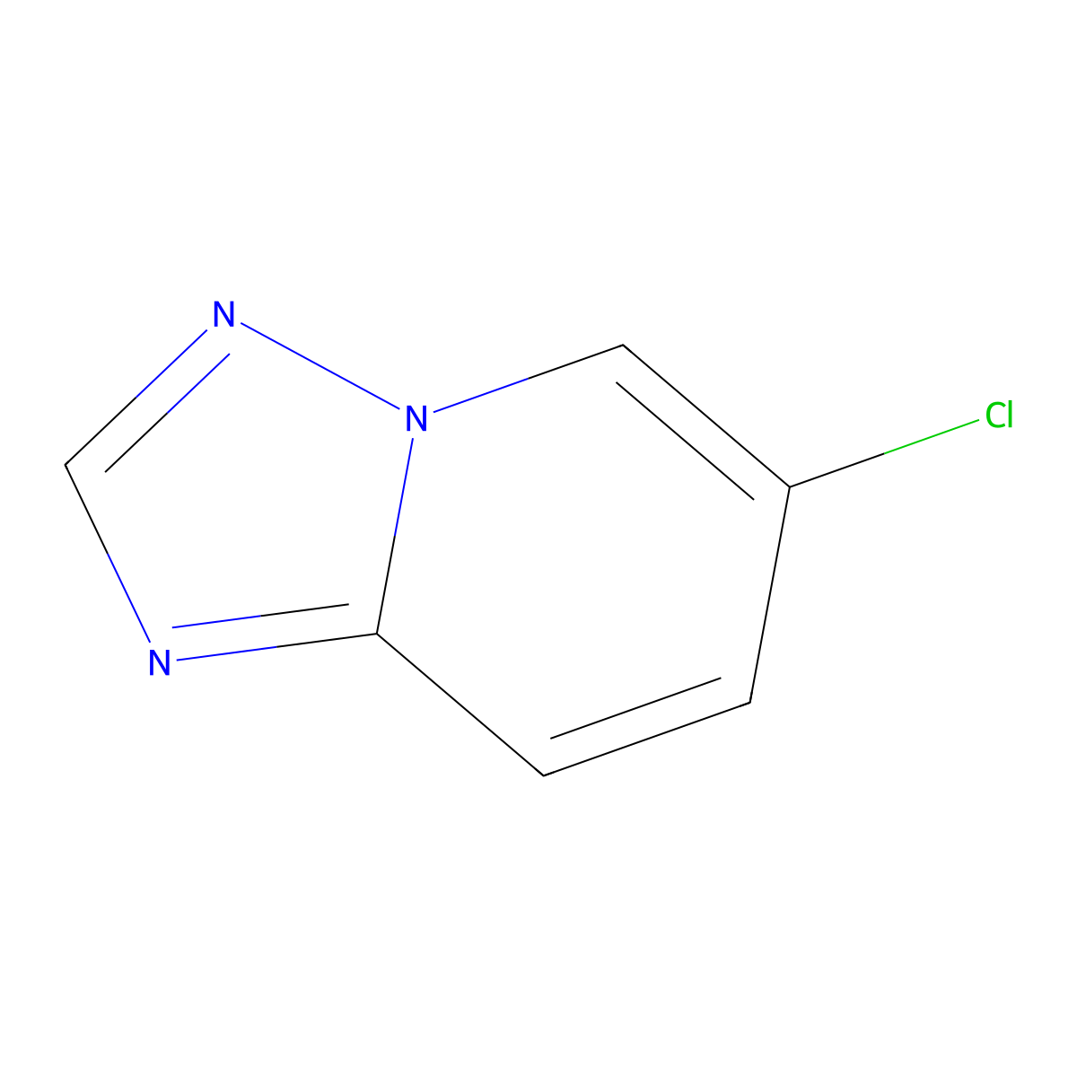 6-Chloro-[1,2,4]triazolo[1,5-a]pyridine molecular structure, CAS 1427357-23-0