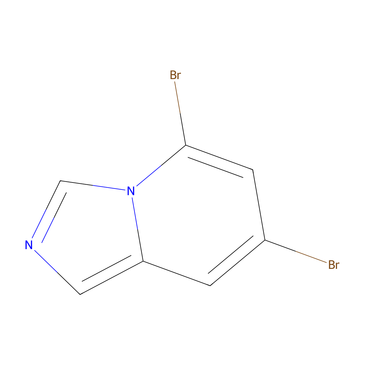 5,7-Dibromoimidazo[1,5-a]pyridine molecular structure, CAS 1427358-09-5