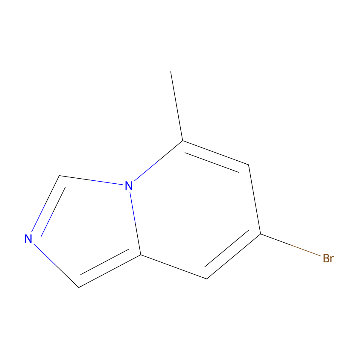 7-Bromo-5-methylimidazo[1,5-a]pyridine molecular structure, CAS 1427360-93-7