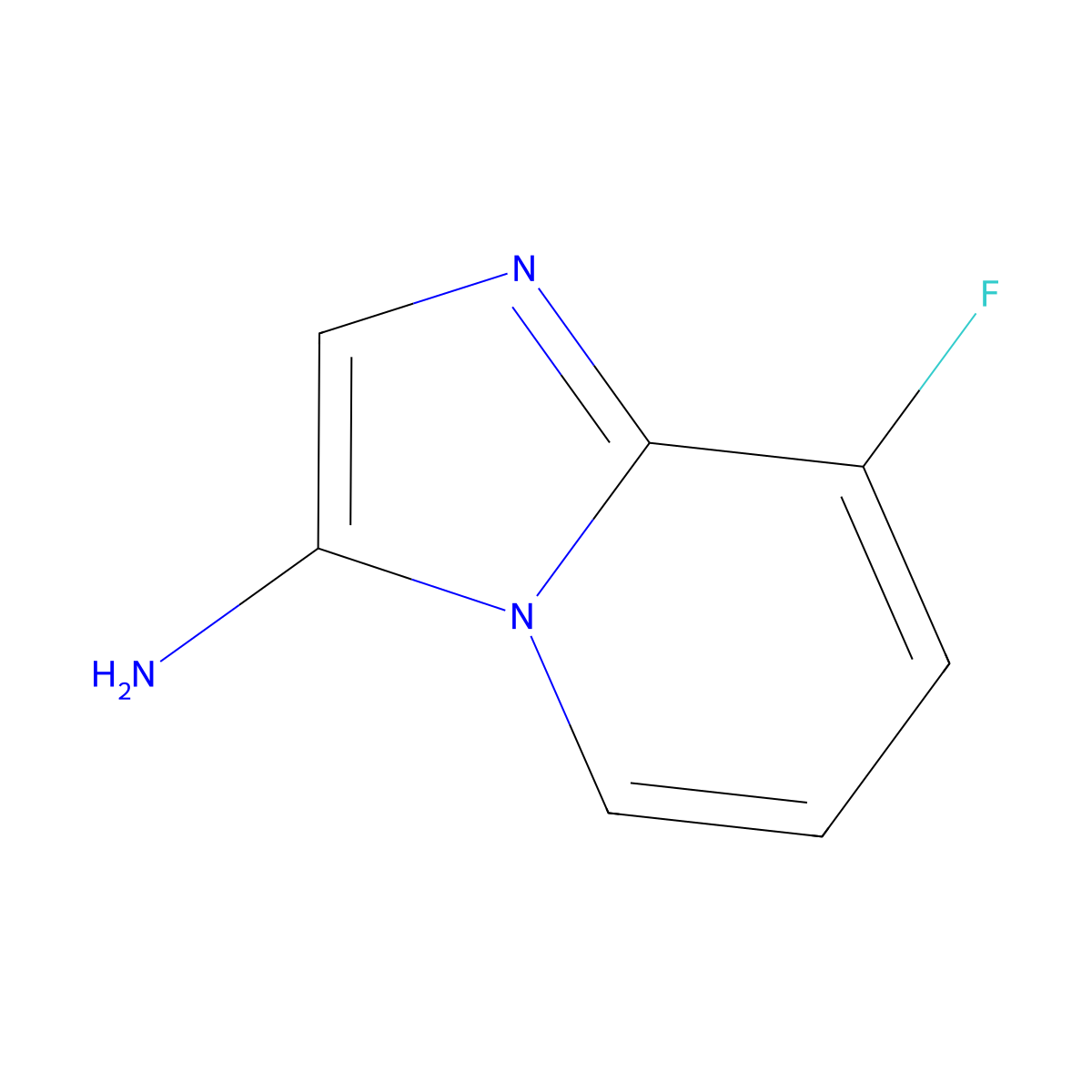 8-Fluoroimidazo[1,2-a]pyridin-3-amine molecular structure, CAS 1427361-55-4