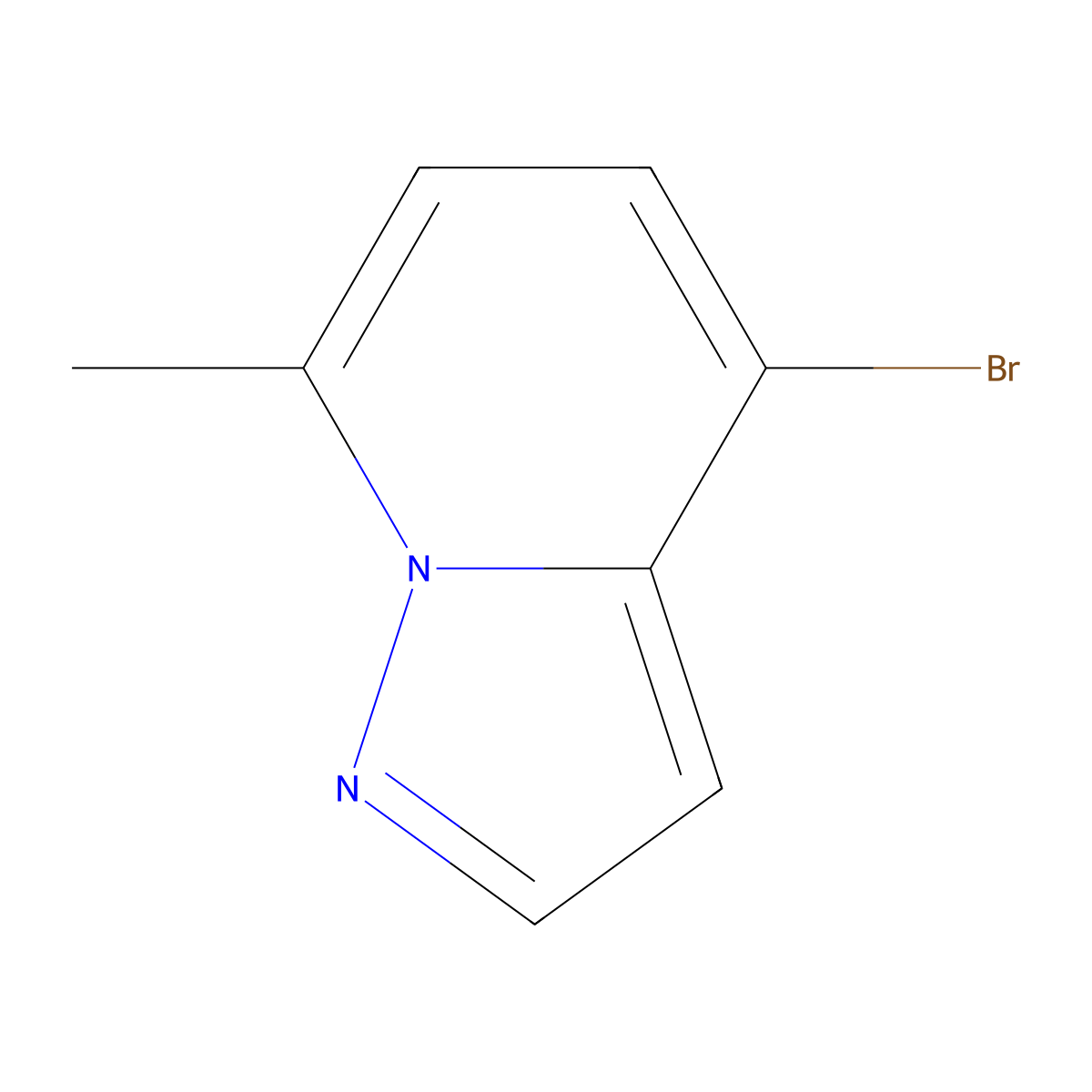 4-Bromo-7-methylpyrazolo[1,5-a]pyridine molecular structure, CAS 1427364-72-4