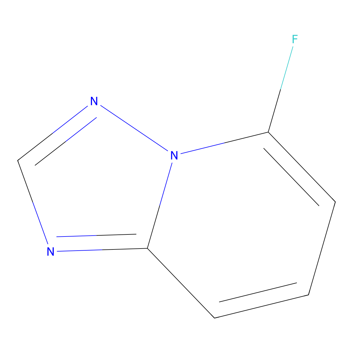 5-Fluoro-[1,2,4]triazolo[1,5-a]pyridine molecular structure, CAS 1427366-64-0