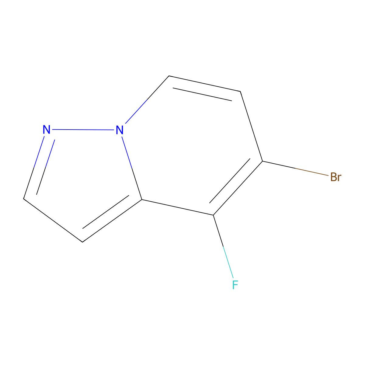 5-Bromo-4-fluoropyrazolo[1,5-a]pyridine molecular structure, CAS 1427367-28-9