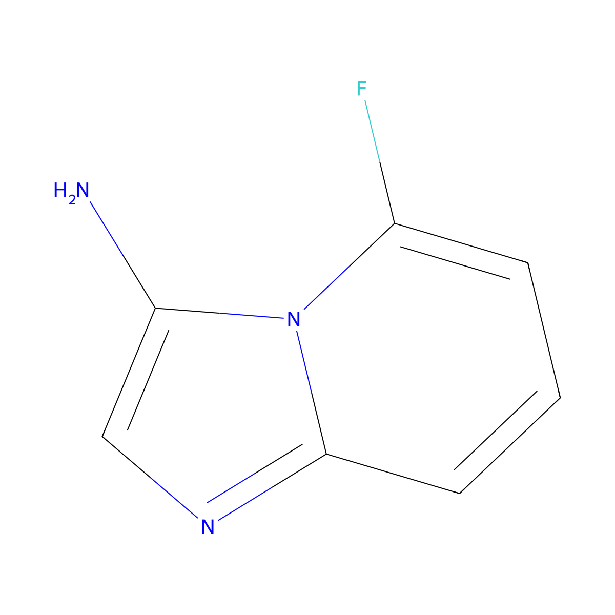 5-Fluoroimidazo[1,2-a]pyridin-3-amine molecular structure, CAS 1427372-48-2