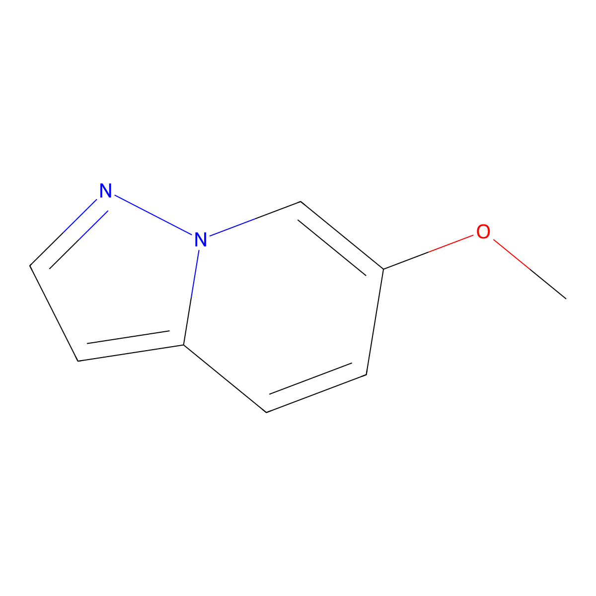 6-Methoxypyrazolo[1,5-a]pyridine molecular structure, CAS 1427374-36-4