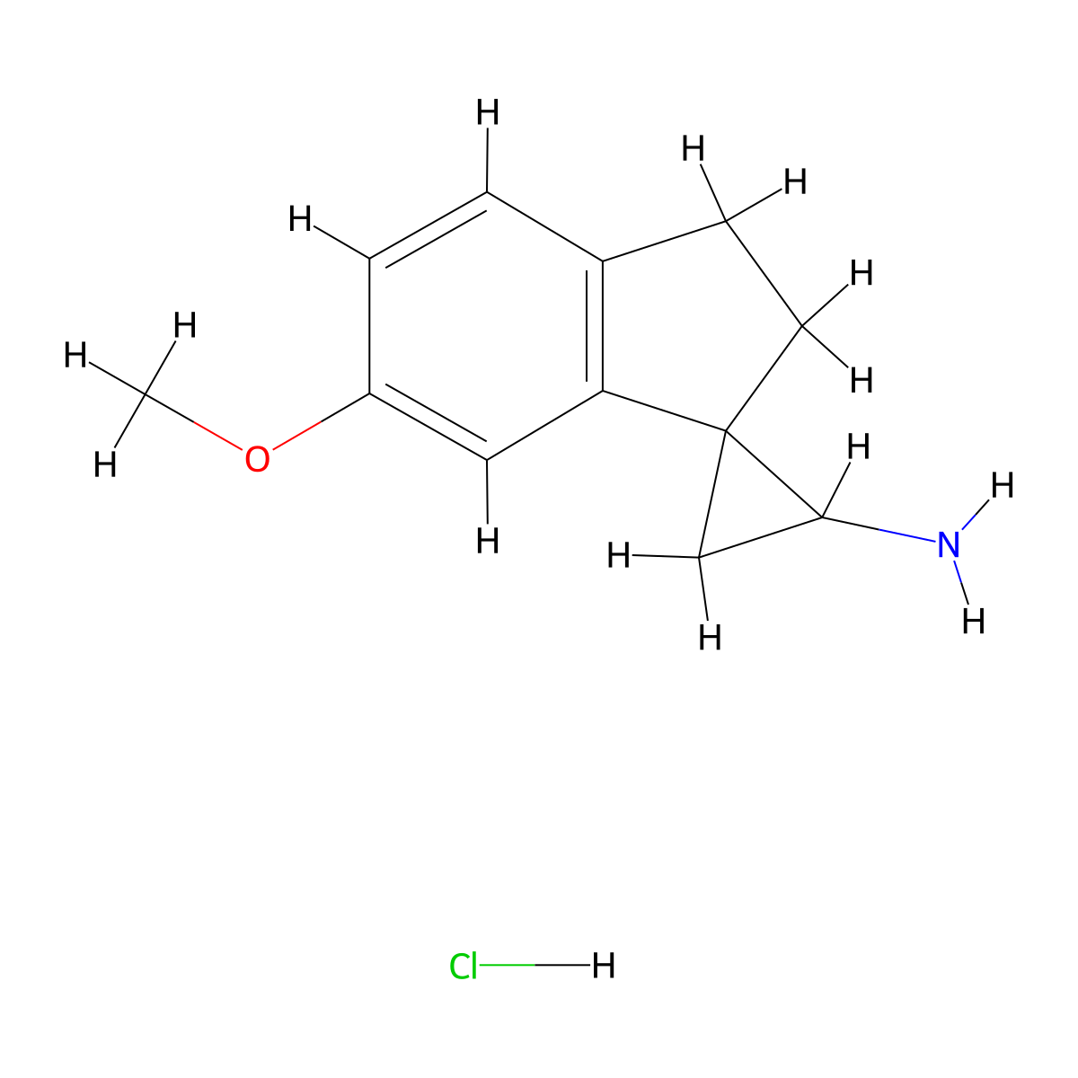 6'-Methoxy-2',3'-dihydrospiro[cyclopropane-1,1'-indene]-2-amine hydrochloride molecular structure, CAS 1427378-59-3