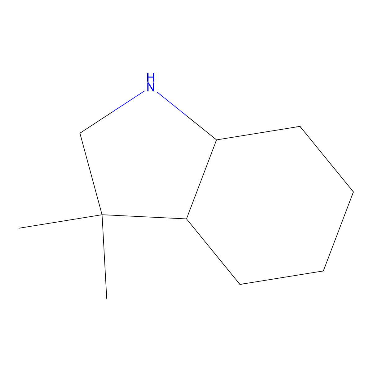 3,3-dimethyl-octahydro-1H-indole molecular structure, CAS 1427379-88-1
