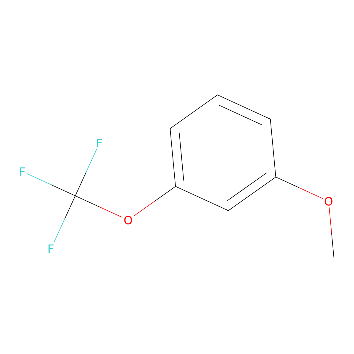 3-(Trifluoromethoxy)anisole molecular structure, CAS 142738-94-1