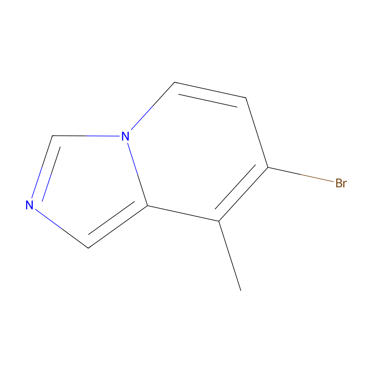 7-Bromo-8-methylimidazo[1,5-a]pyridine molecular structure, CAS 1427384-72-2