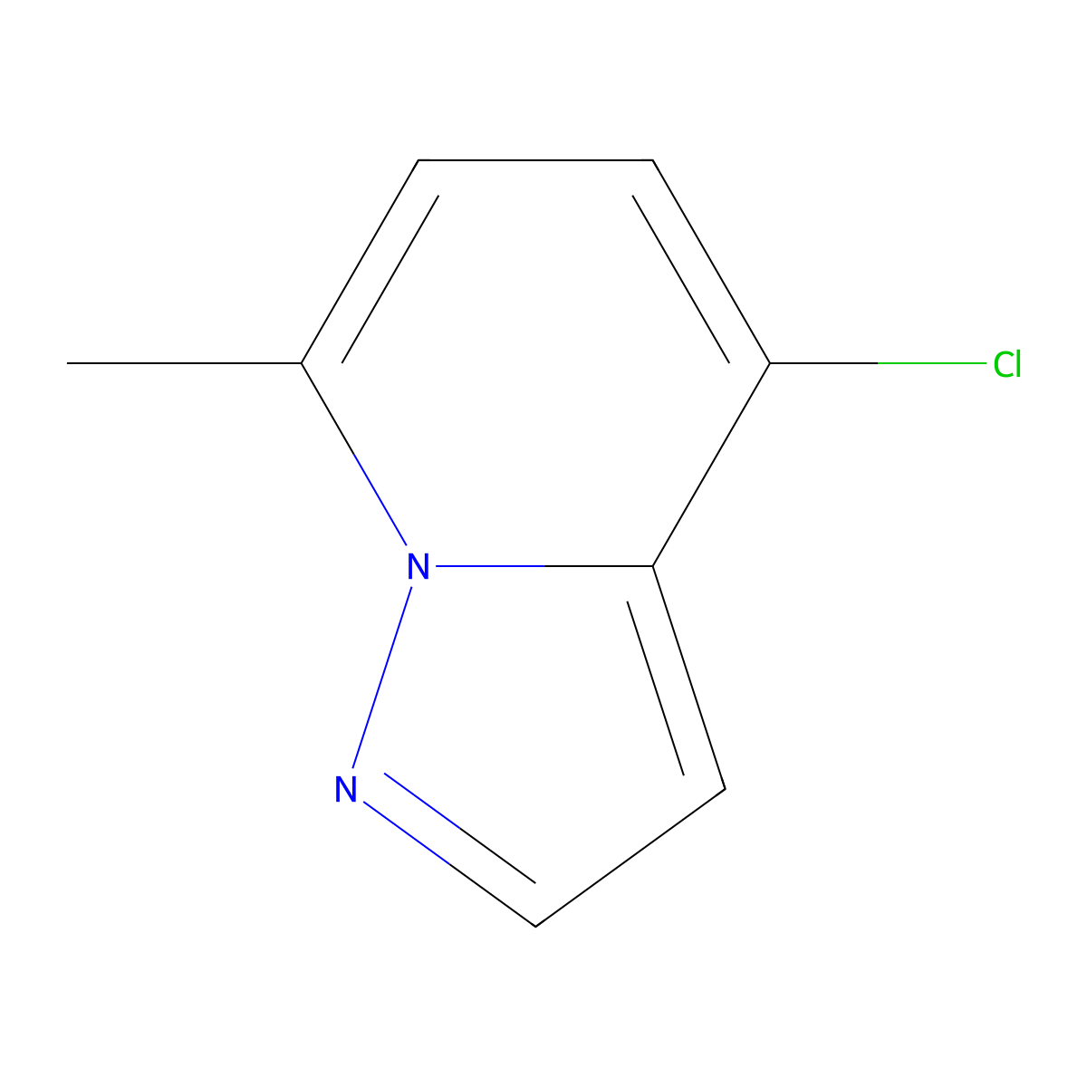 4-Chloro-7-methylpyrazolo[1,5-a]pyridine molecular structure, CAS 1427395-23-0