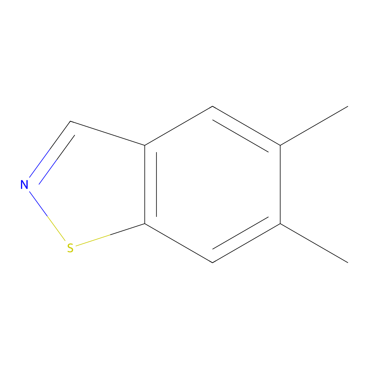 5,6-Dimethylbenzo[d]isothiazole molecular structure, CAS 1427396-23-3