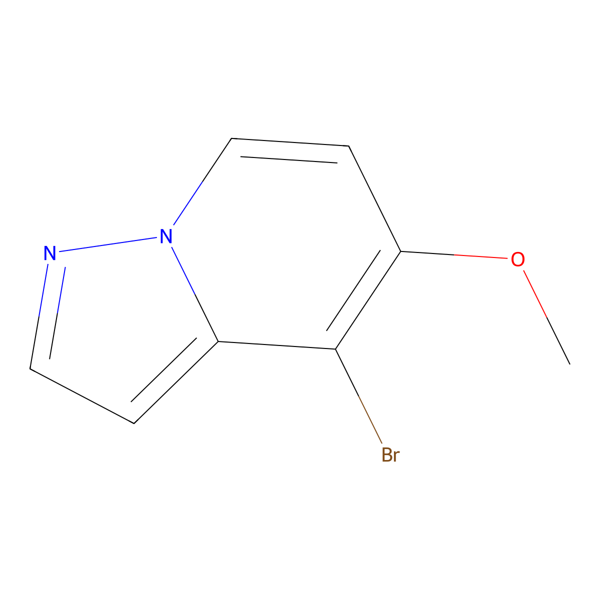4-Bromo-5-methoxypyrazolo[1,5-a]pyridine molecular structure, CAS 1427396-62-0