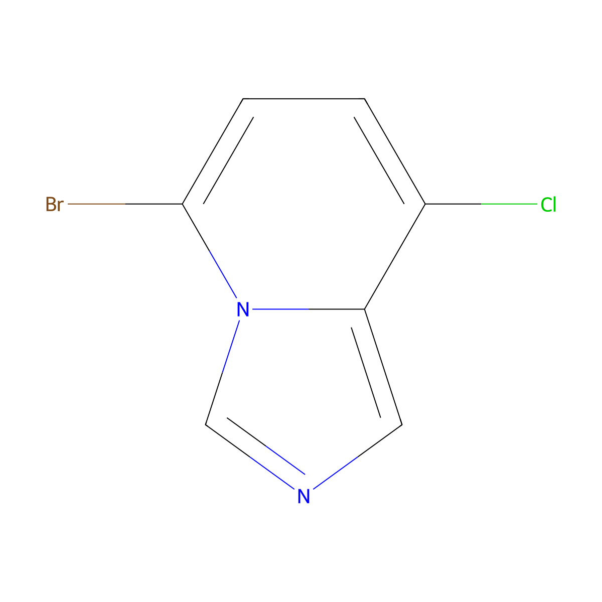 5-Bromo-8-chloroimidazo[1,5-a]pyridine molecular structure, CAS 1427403-29-9