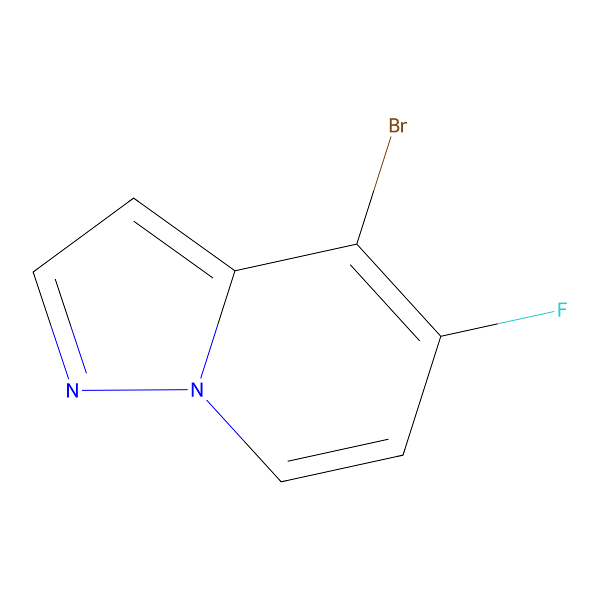4-Bromo-5-fluoro-pyrazolo[1,5-a]pyridine molecular structure, CAS 1427409-82-2