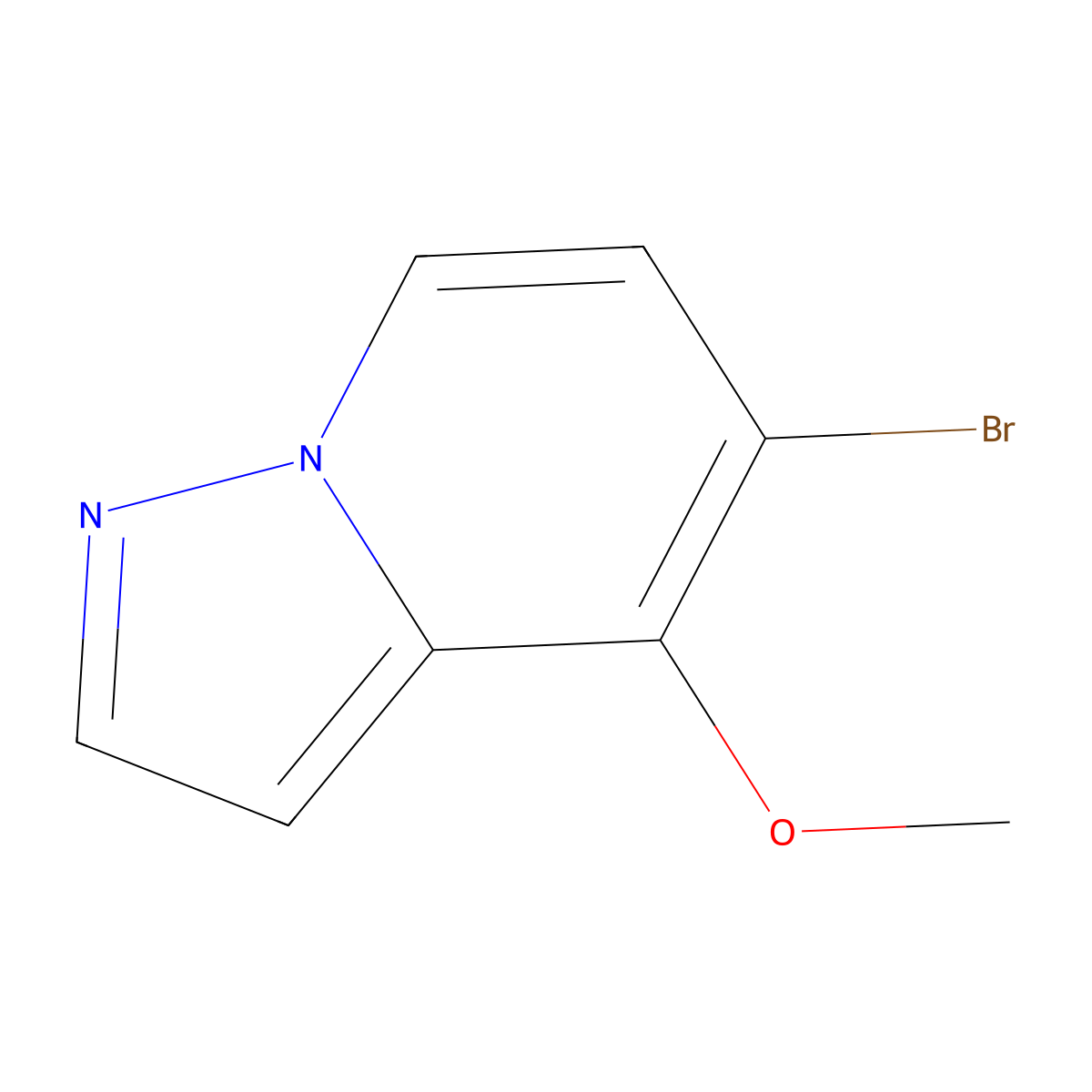 5-Bromo-4-methoxypyrazolo[1,5-a]pyridine molecular structure, CAS 1427415-37-9