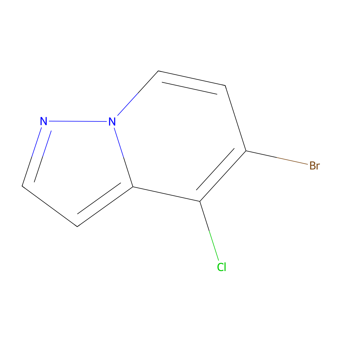 5-Bromo-4-chloropyrazolo[1,5-a]pyridine molecular structure, CAS 1427415-74-4