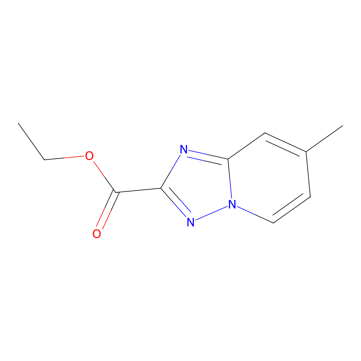 Ethyl 7-methyl-[1,2,4]triazolo[1,5-a]pyridine-2-carboxylate molecular structure, CAS 1427420-21-0