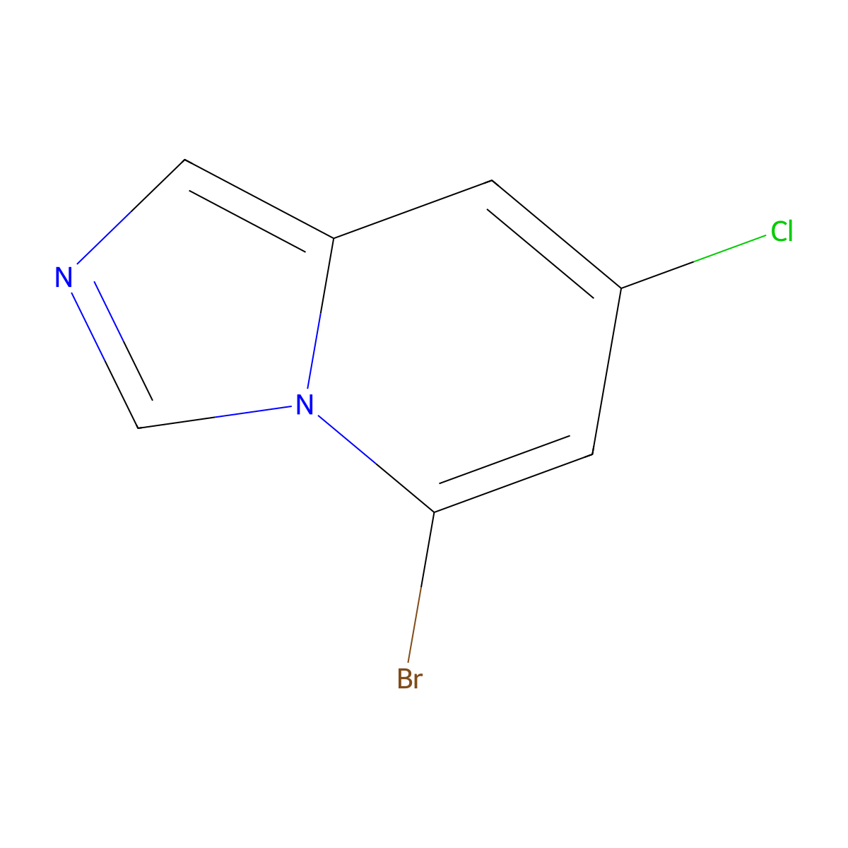 5-Bromo-7-chloroimidazo[1,5-a]pyridine molecular structure, CAS 1427424-93-8