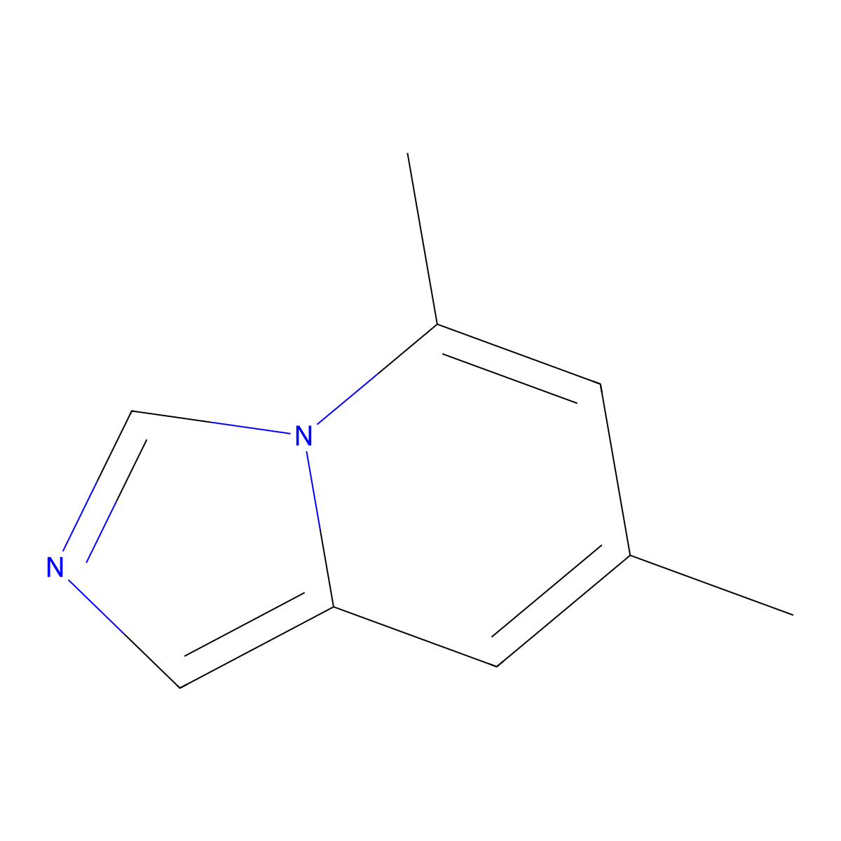 5,7-Dimethylimidazo[1,5-a]pyridine molecular structure, CAS 1427432-88-9