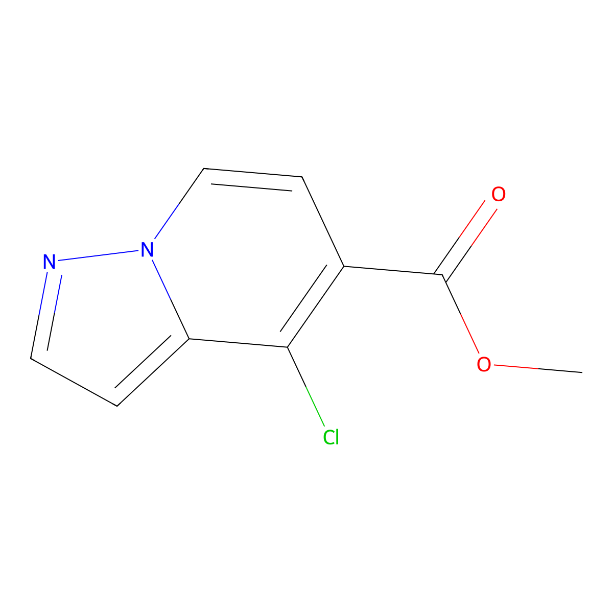 Methyl4-chloropyrazolo[1,5-a]pyridine-5-carboxylate molecular structure, CAS 1427437-80-6