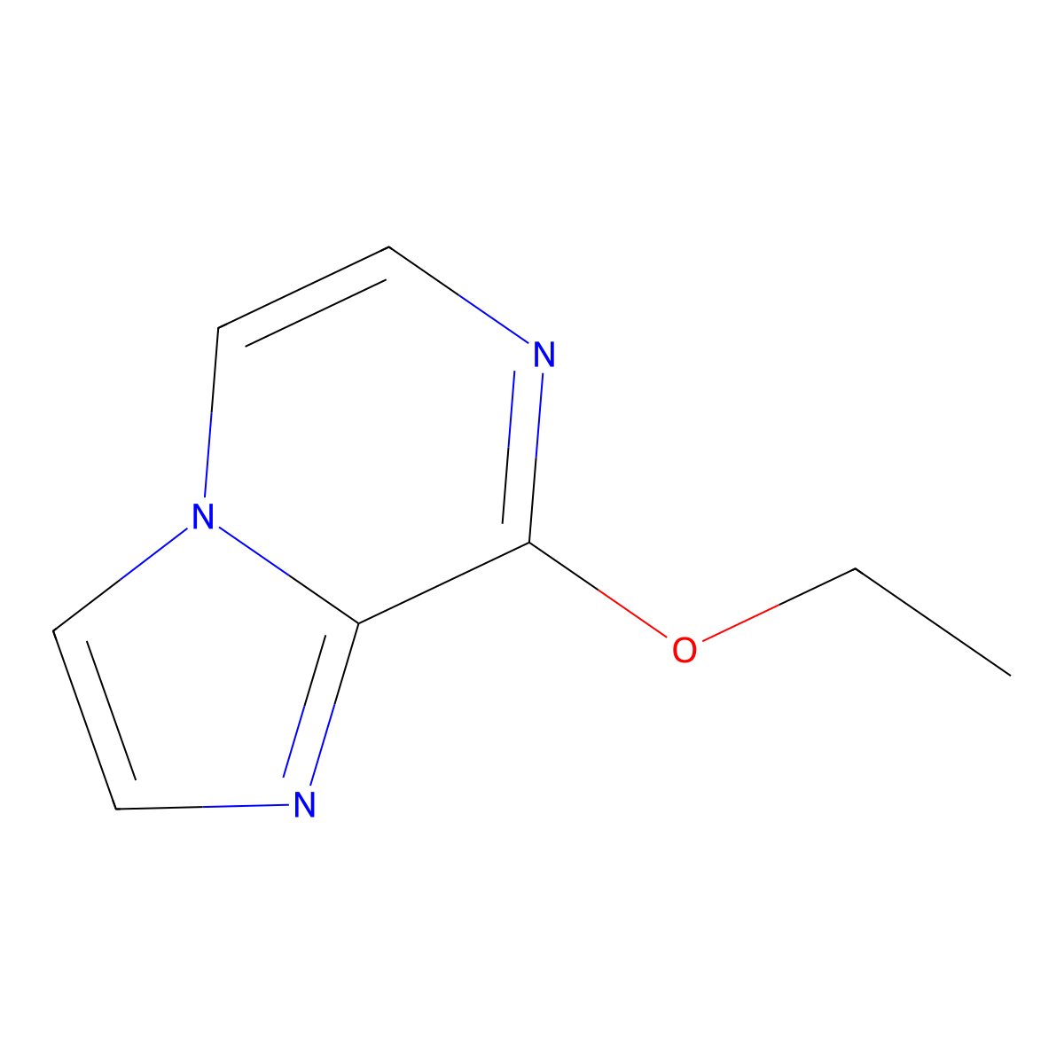 8-Ethoxy-imidazo[1,2-a]pyrazine molecular structure, CAS 142744-38-5