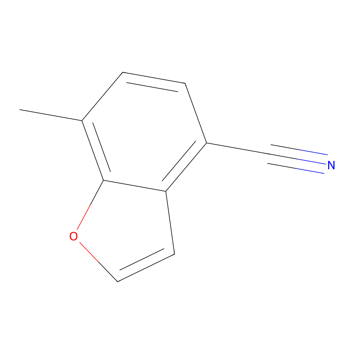 7-Methylbenzofuran-4-carbonitrile molecular structure, CAS 1427446-20-5