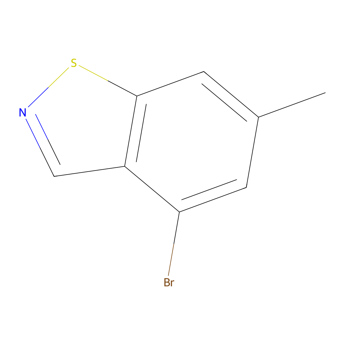4-Bromo-6-methylbenzo[d]isothiazole molecular structure, CAS 1427446-45-4