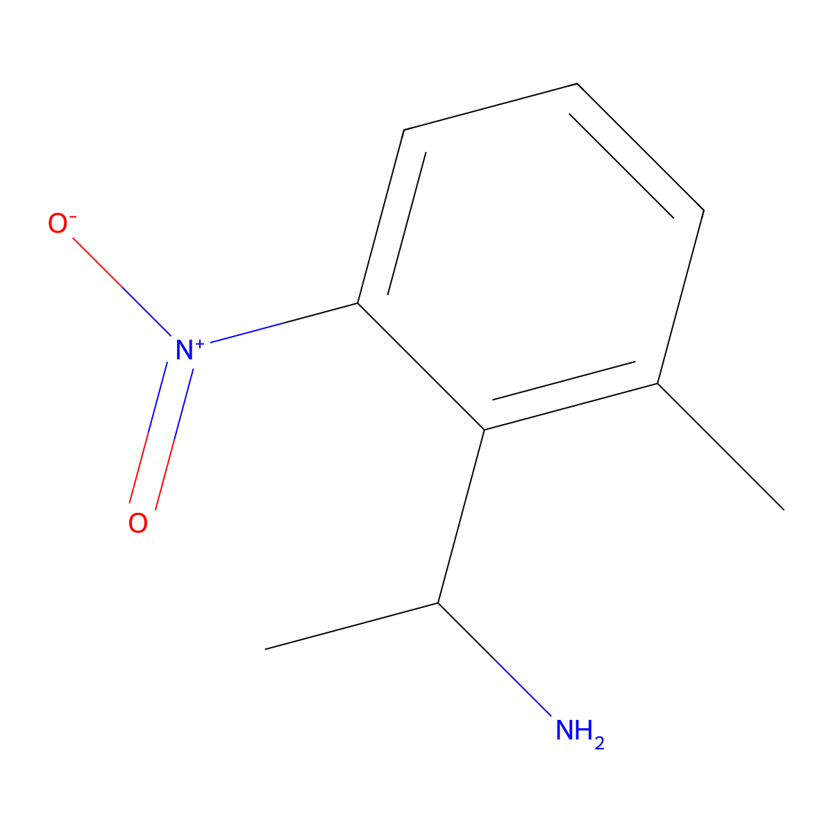 1-(2-Methyl-6-nitro-phenyl)ethanamine molecular structure, CAS 1427448-30-3