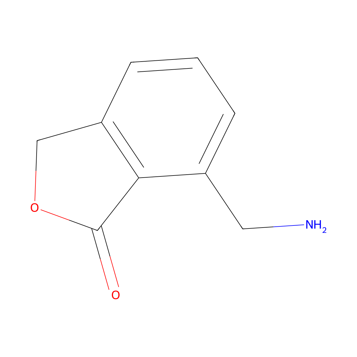 7-(Aminomethyl)isobenzofuran-1(3H)-one molecular structure, CAS 1427449-12-4