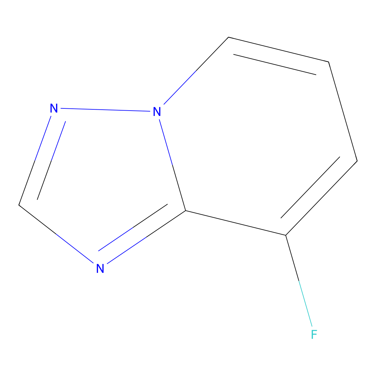 8-Fluoro-[1,2,4]triazolo[1,5-a]pyridine molecular structure, CAS 1427452-54-7