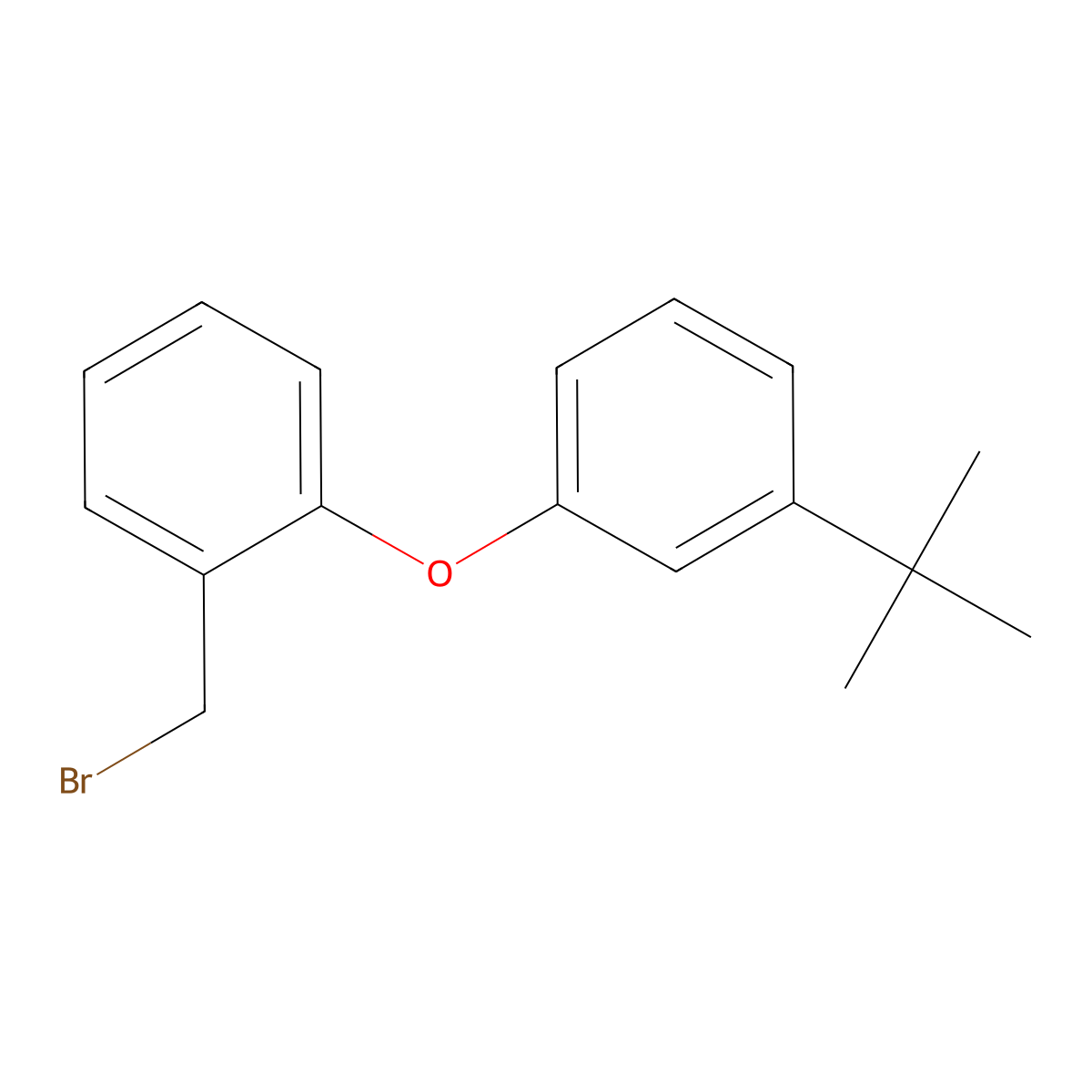 1-(Bromomethyl)-2-(3-tert-butylphenoxy)benzene molecular structure, CAS 1427460-79-4