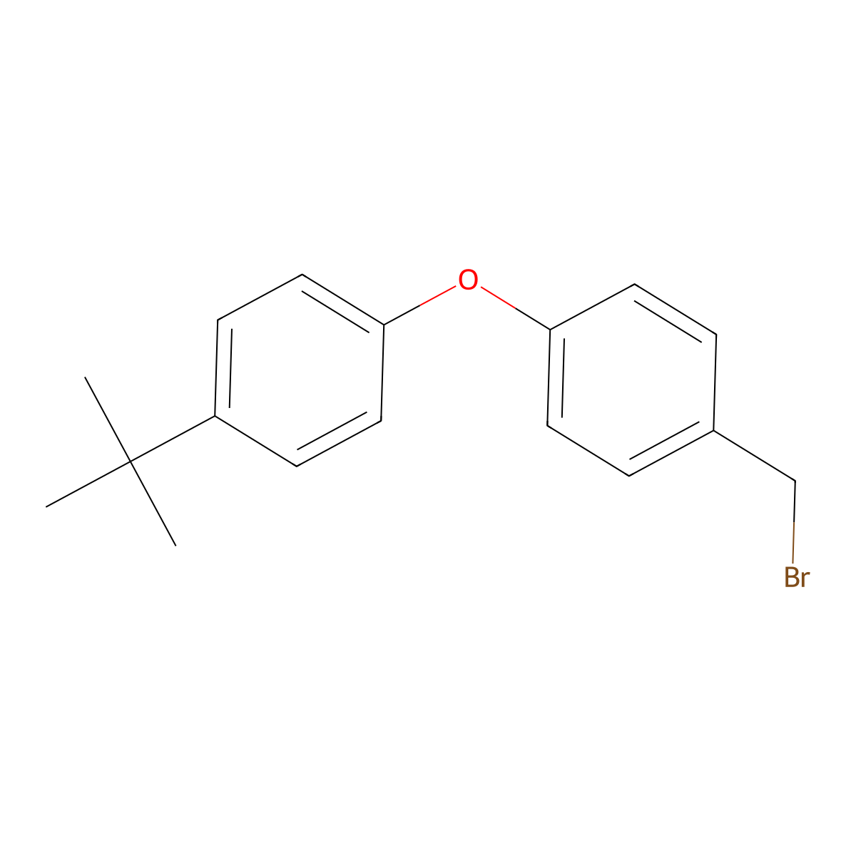 1-(Bromomethyl)-4-(4-tert-butylphenoxy)benzene molecular structure, CAS 1427461-02-6