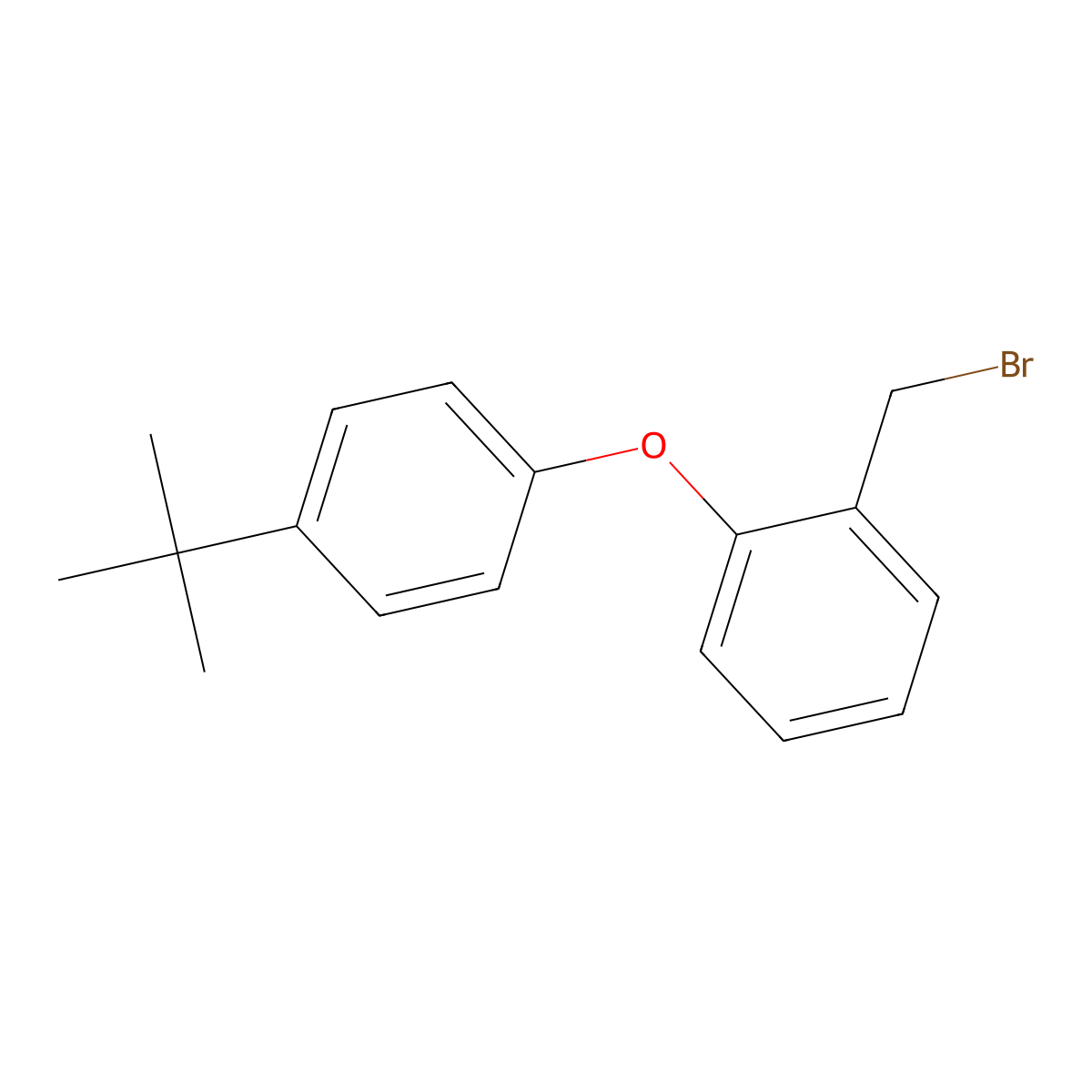 1-(Bromomethyl)-2-(4-tert-butylphenoxy)benzene molecular structure, CAS 1427461-06-0