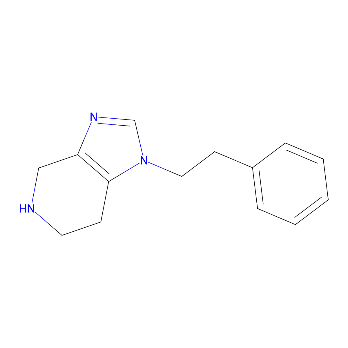 1-(2-Phenylethyl)-1H,4H,5H,6H,7H-imidazo[4,5-c]pyridine molecular structure, CAS 1427498-37-0
