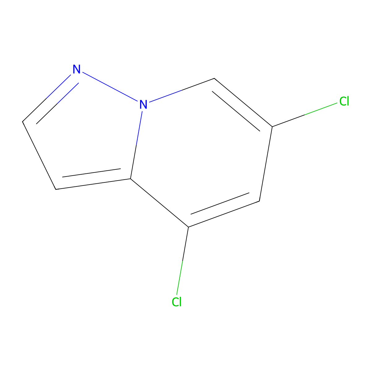 4,6-Dichloropyrazolo[1,5-A]pyridine molecular structure, CAS 1427501-80-1