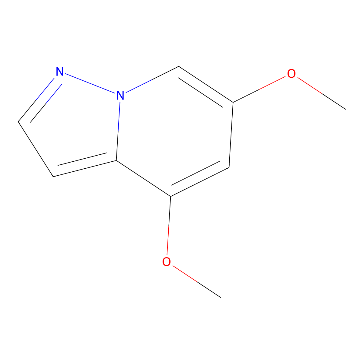4,6-Dimethoxypyrazolo[1,5-A]pyridine molecular structure, CAS 1427501-81-2