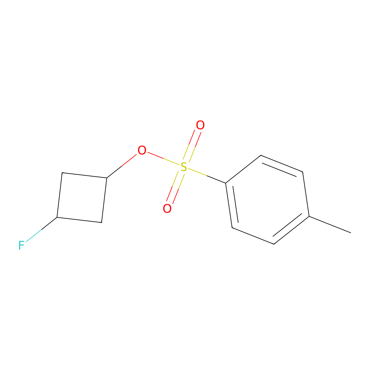 3-Fluorocyclobutyl 4-methylbenzenesulfonate molecular structure, CAS 1427501-88-9