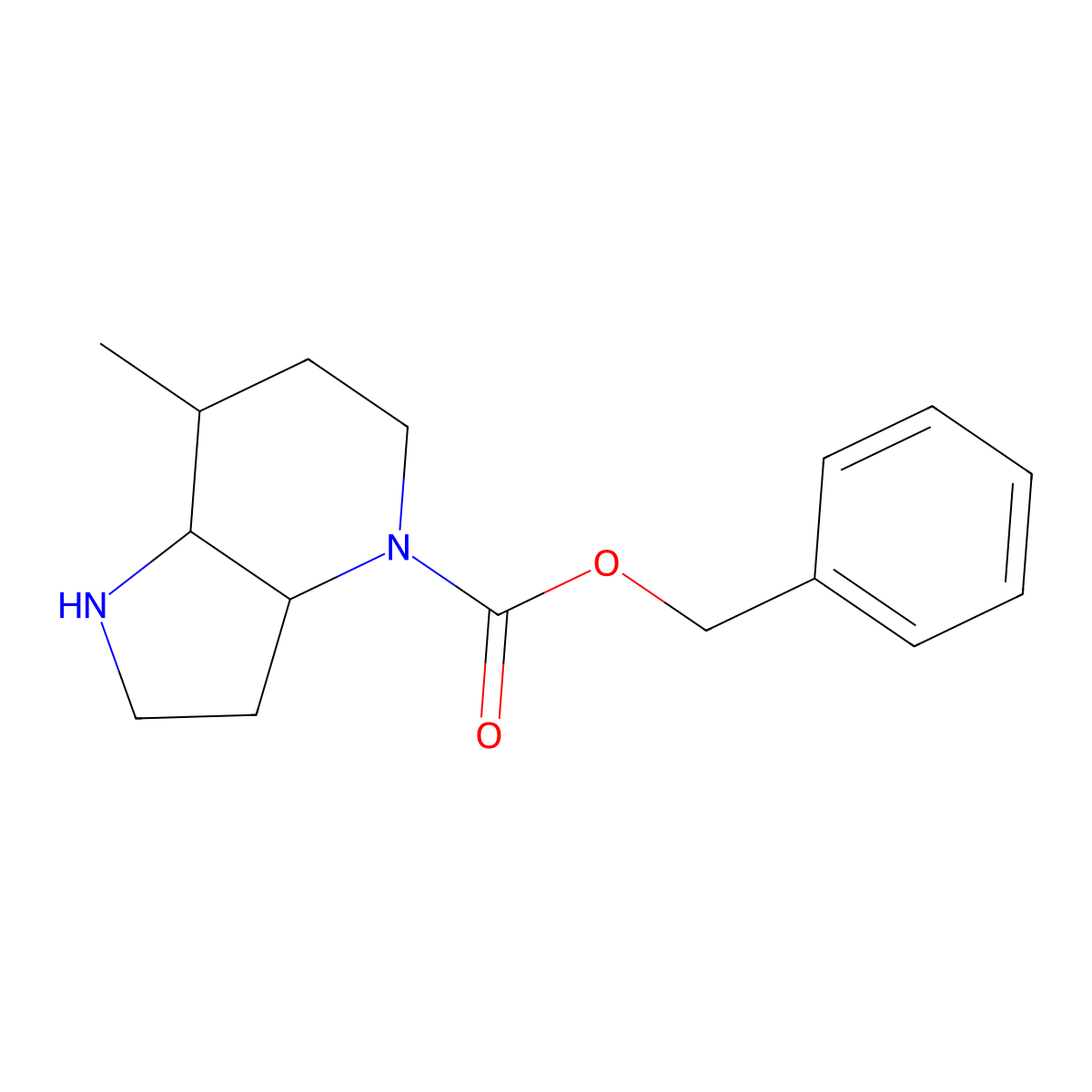 Benzyl 7-methylhexahydro-1H-pyrrolo[3,2-B]pyridine-4(2H)-carboxylate molecular structure, CAS 1427502-01-9