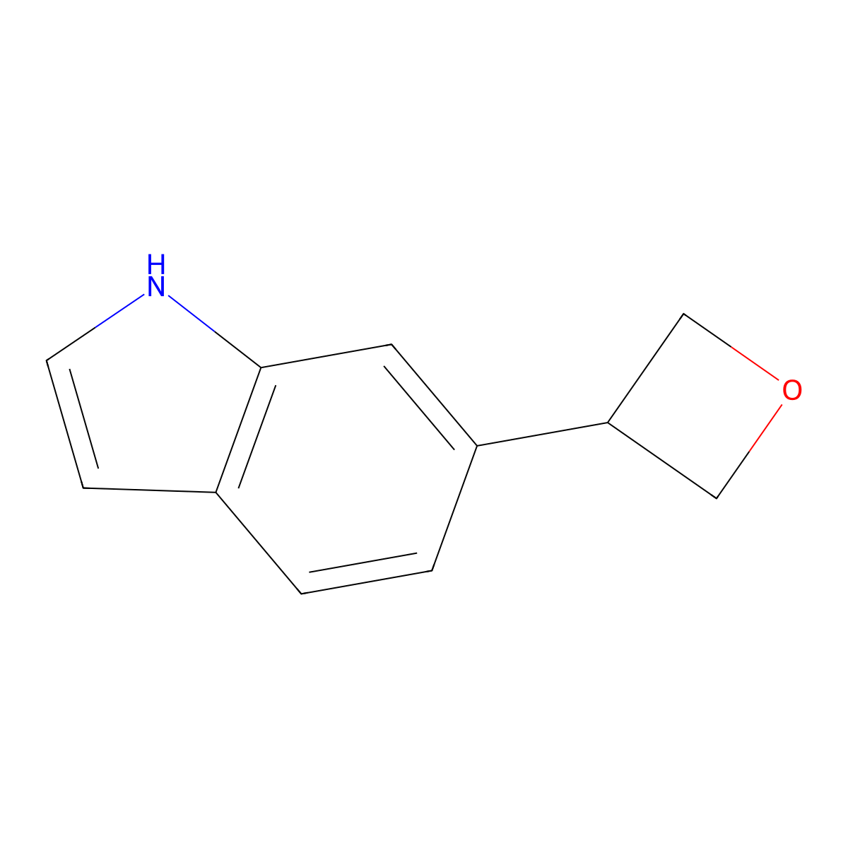 6-(Oxetan-3-YL)-1H-indole molecular structure, CAS 1427502-05-3