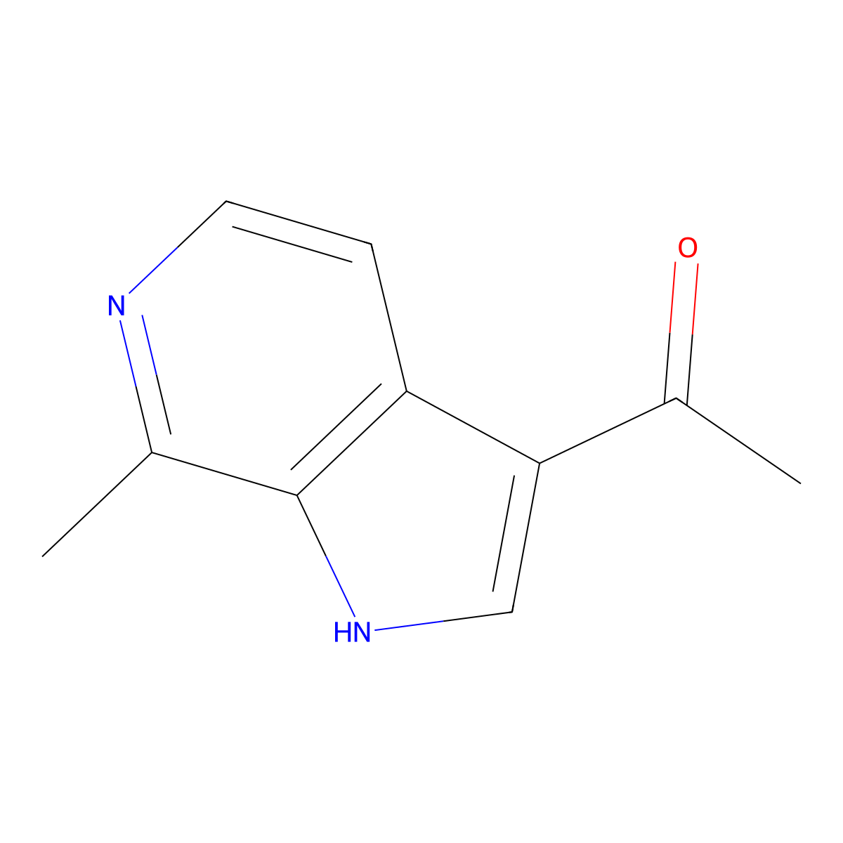 3-Acetyl-7-Methyl-6-azaindole molecular structure, CAS 1427502-61-1
