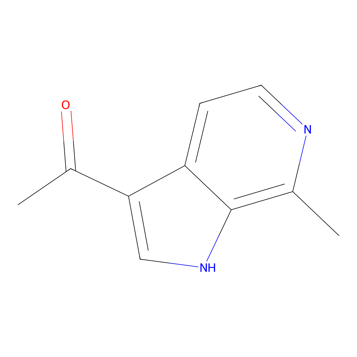 3-Acetyl-7-Methyl-6-azaindole molecular structure, CAS 1427502-61-1