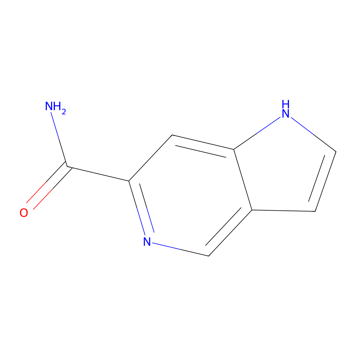 5-Azaindole-6-carboxamide molecular structure, CAS 1427502-97-3