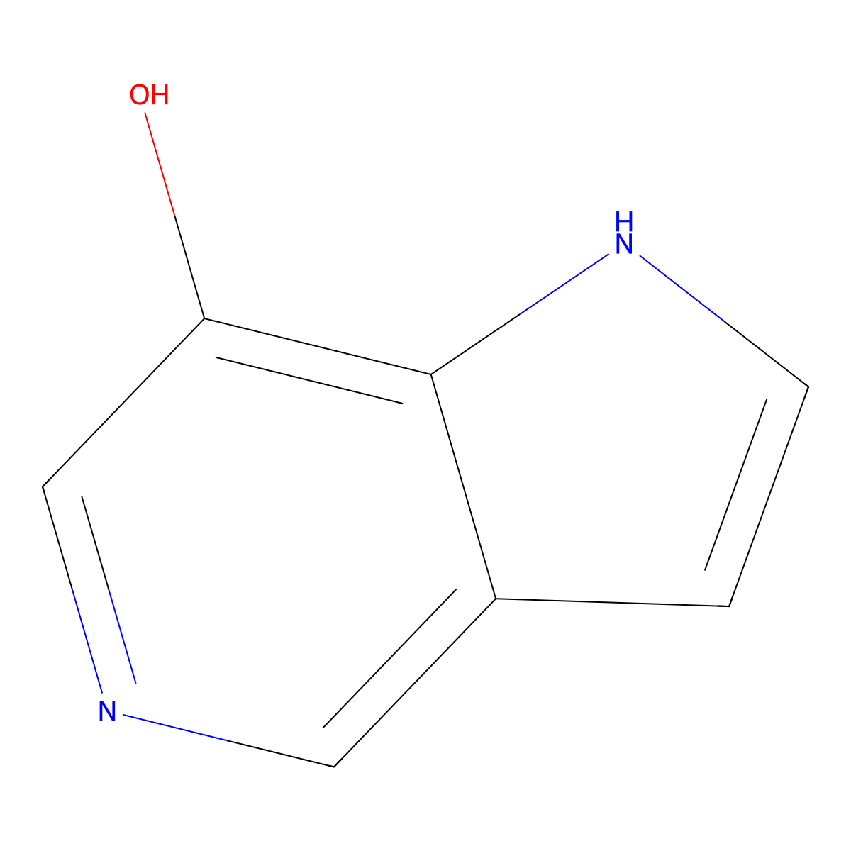 1H-pyrrolo[3,2-c]pyridin-7-ol molecular structure, CAS 1427503-14-7