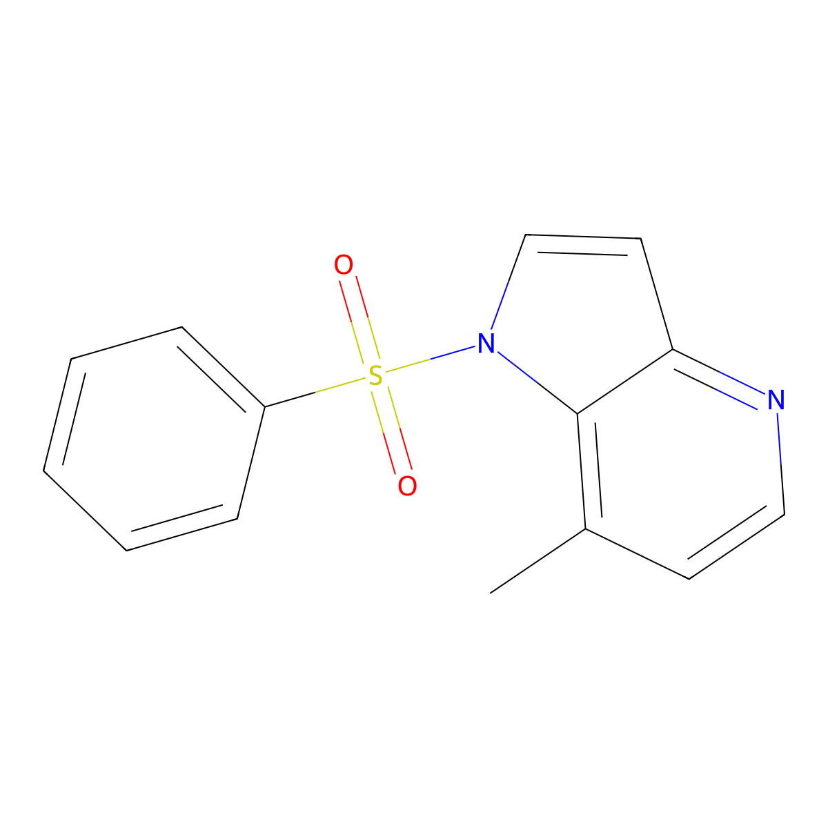 1-Benzenesulfonyl-7-methyl-4-azaindole molecular structure, CAS 1427503-71-6