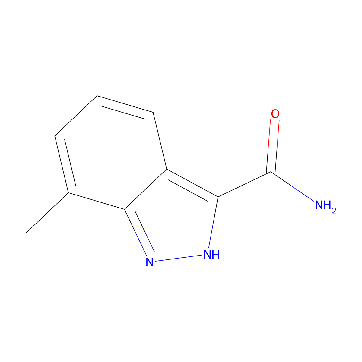 7-Methyl-1H-indazole-3-carboxamide molecular structure, CAS 1427504-51-5