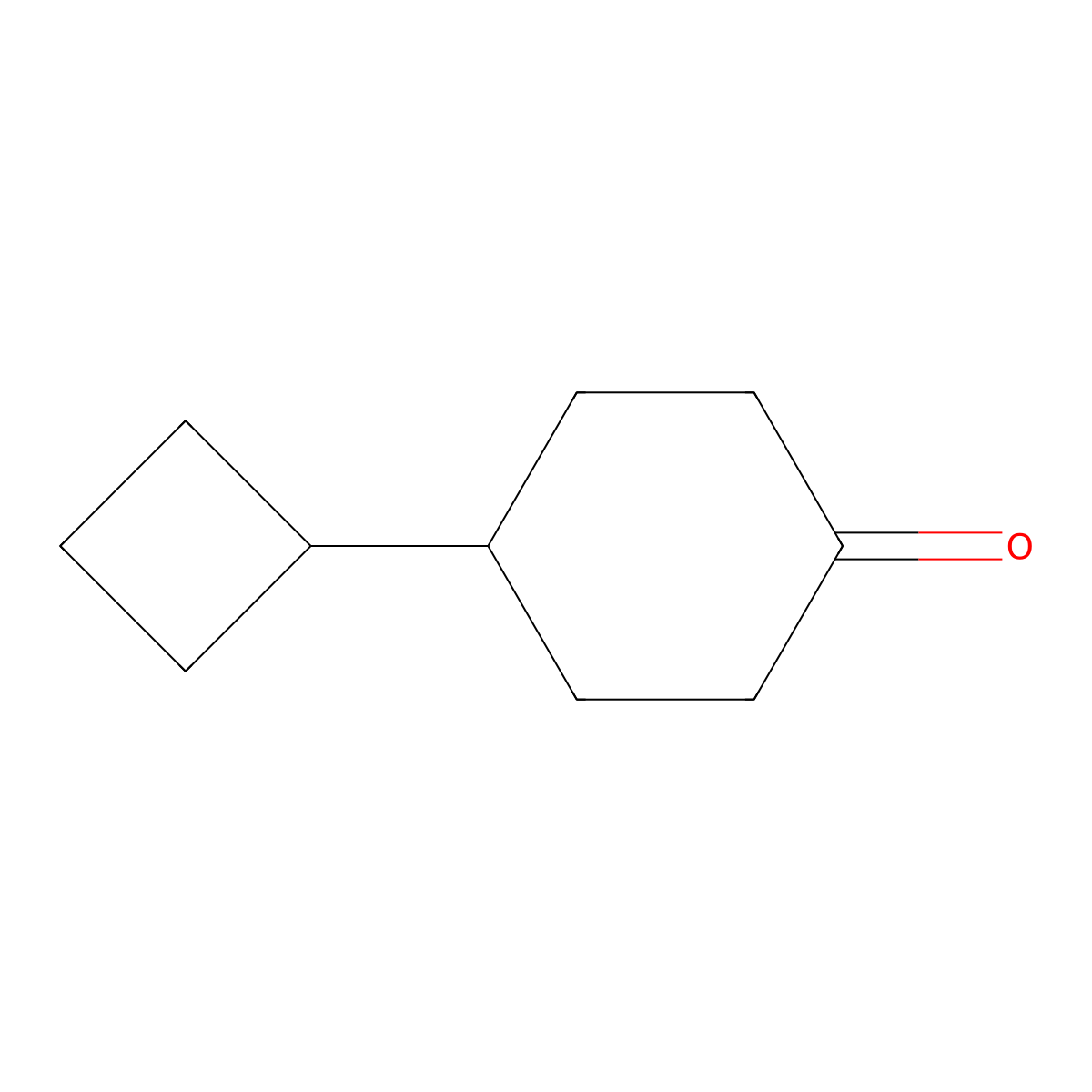 4-Cyclobutylcyclohexan-1-one molecular structure, CAS 1427521-91-2