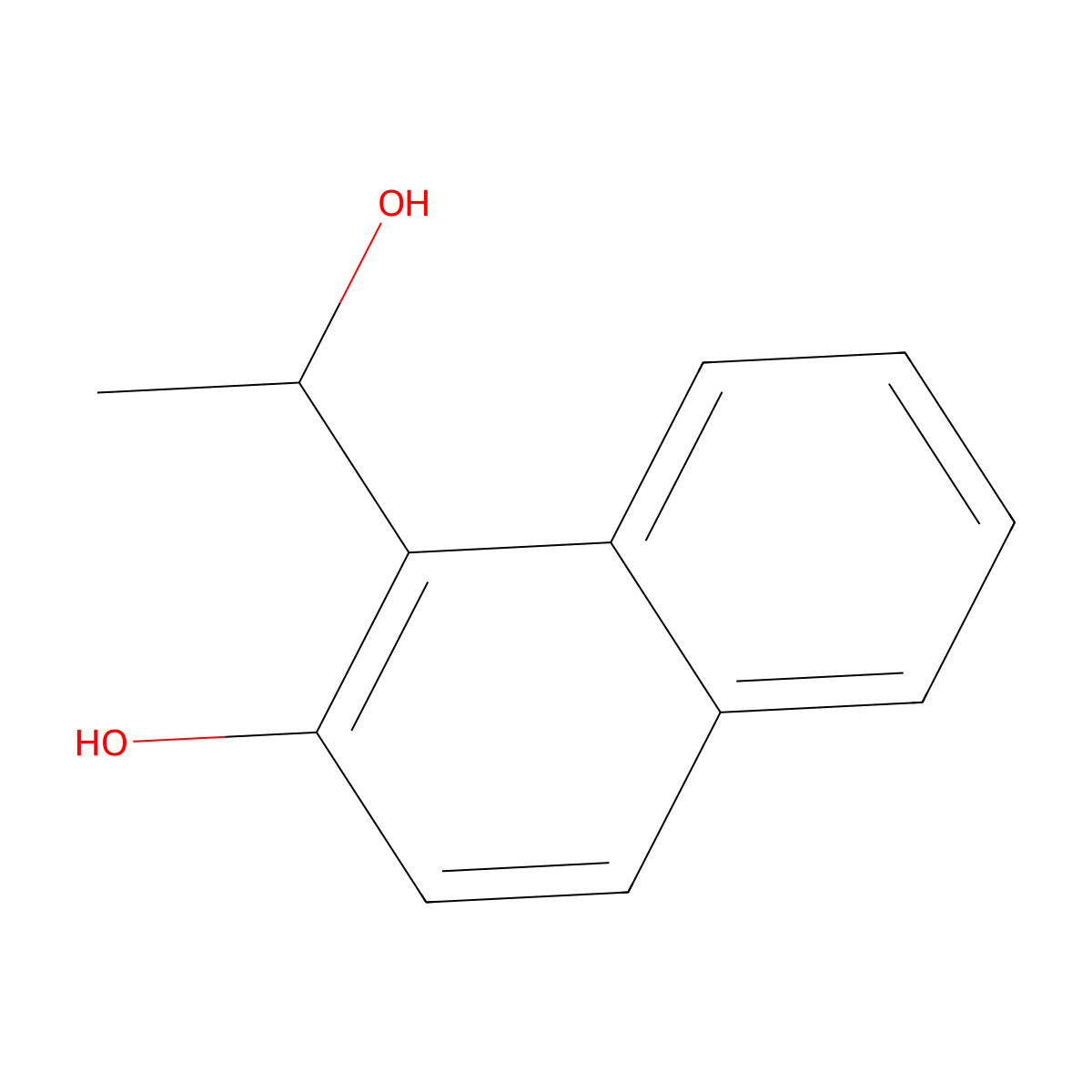 (s)-1-(1-Hydroxyethyl)naphthalen-2-ol molecular structure, CAS 1427565-83-0