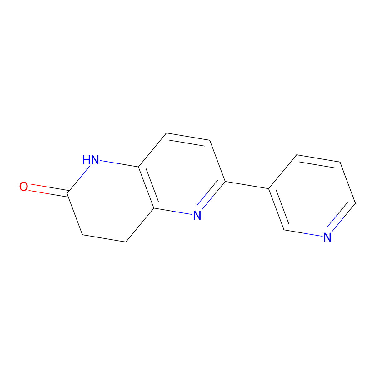 6-Pyridin-3-yl-3,4-dihydro-1H-[1,5]naphthyridin-2-one molecular structure, CAS 1427584-96-0